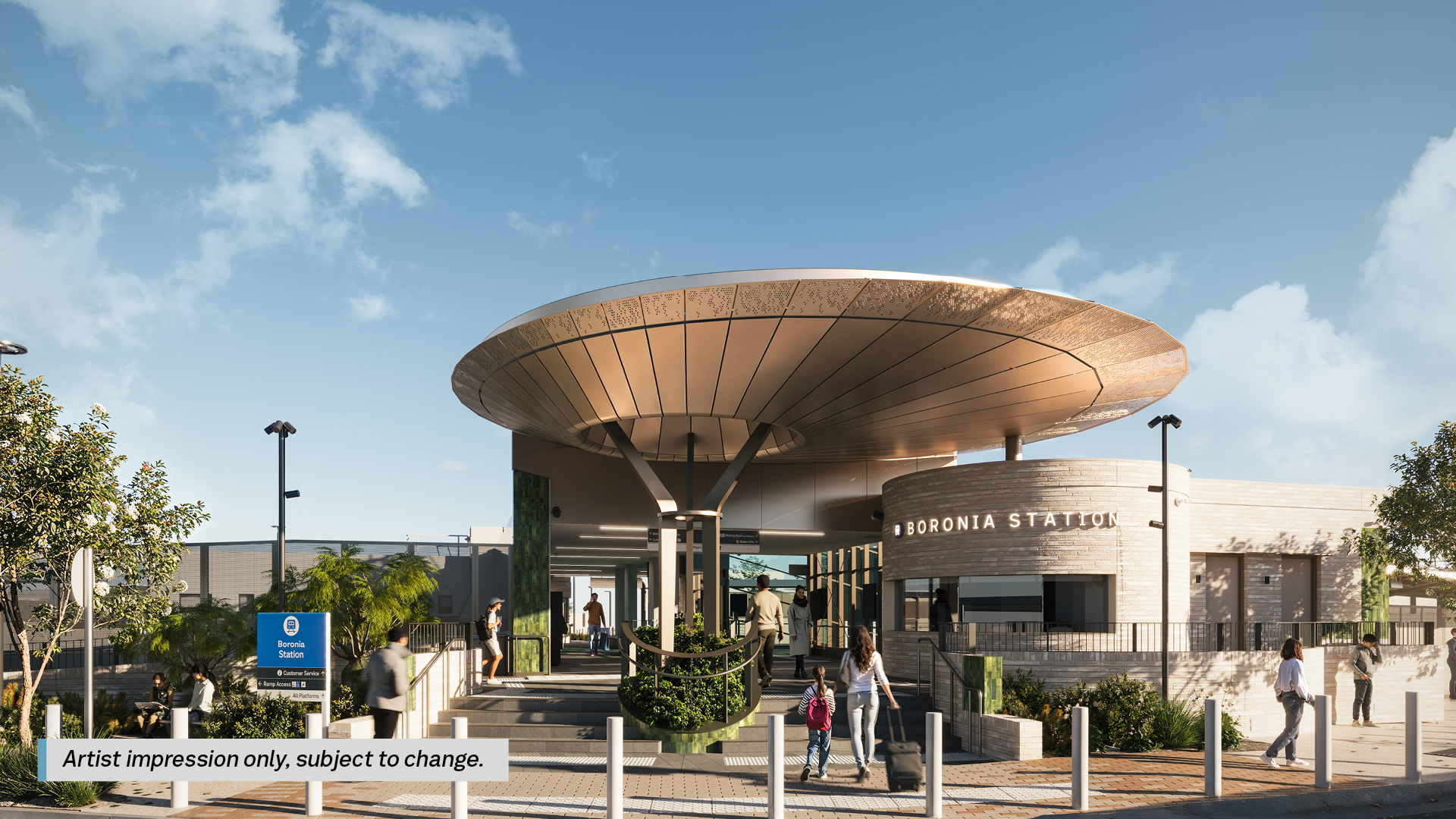 FINAL DESIGNS UNVEILED FOR BORONIA STATION UPGRADE